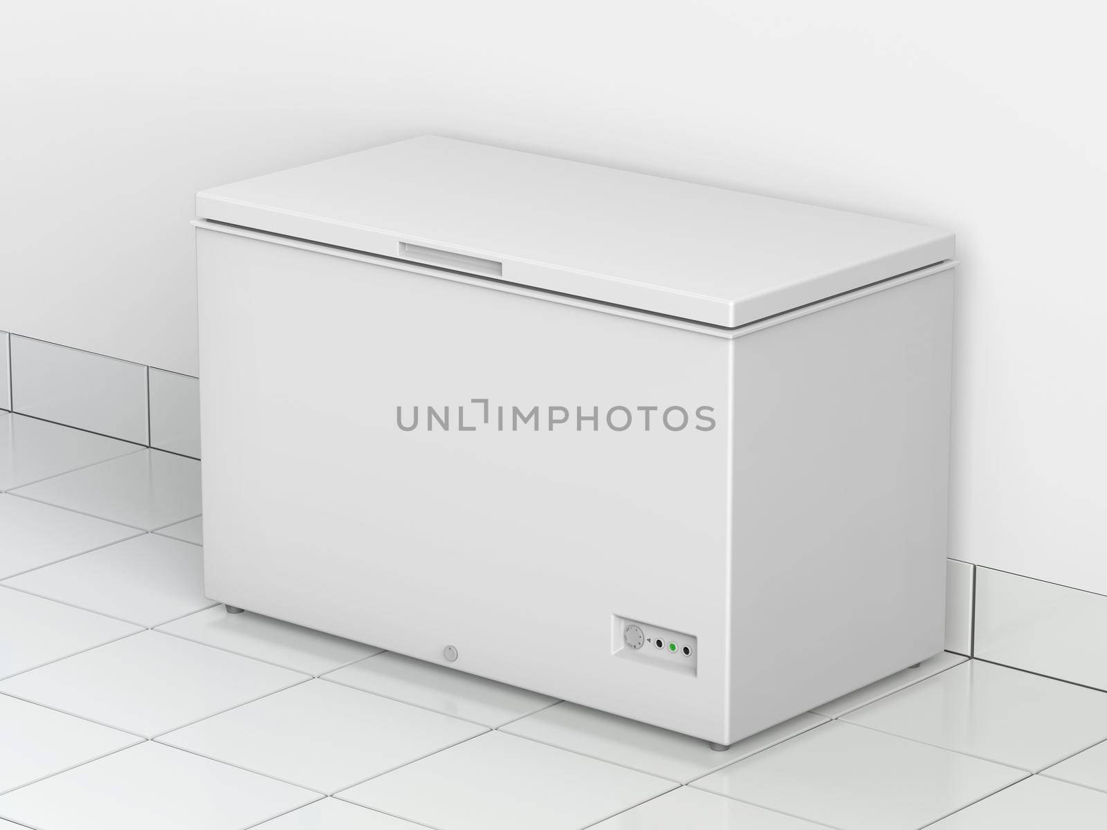 White deep freezer by magraphics