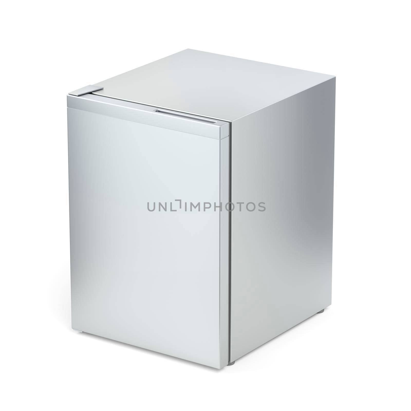 Silver small fridge
 by magraphics