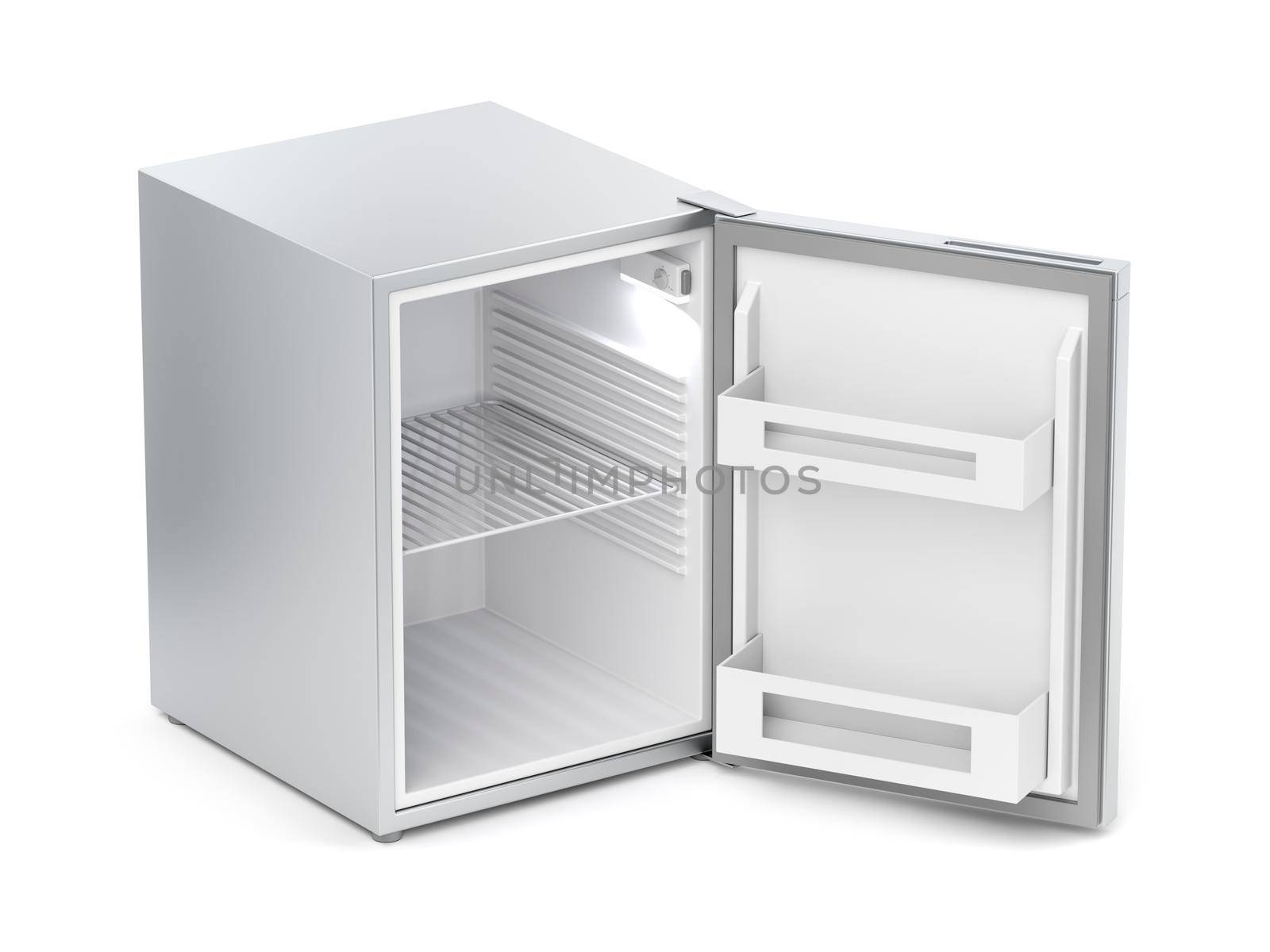 Empty small refrigerator by magraphics