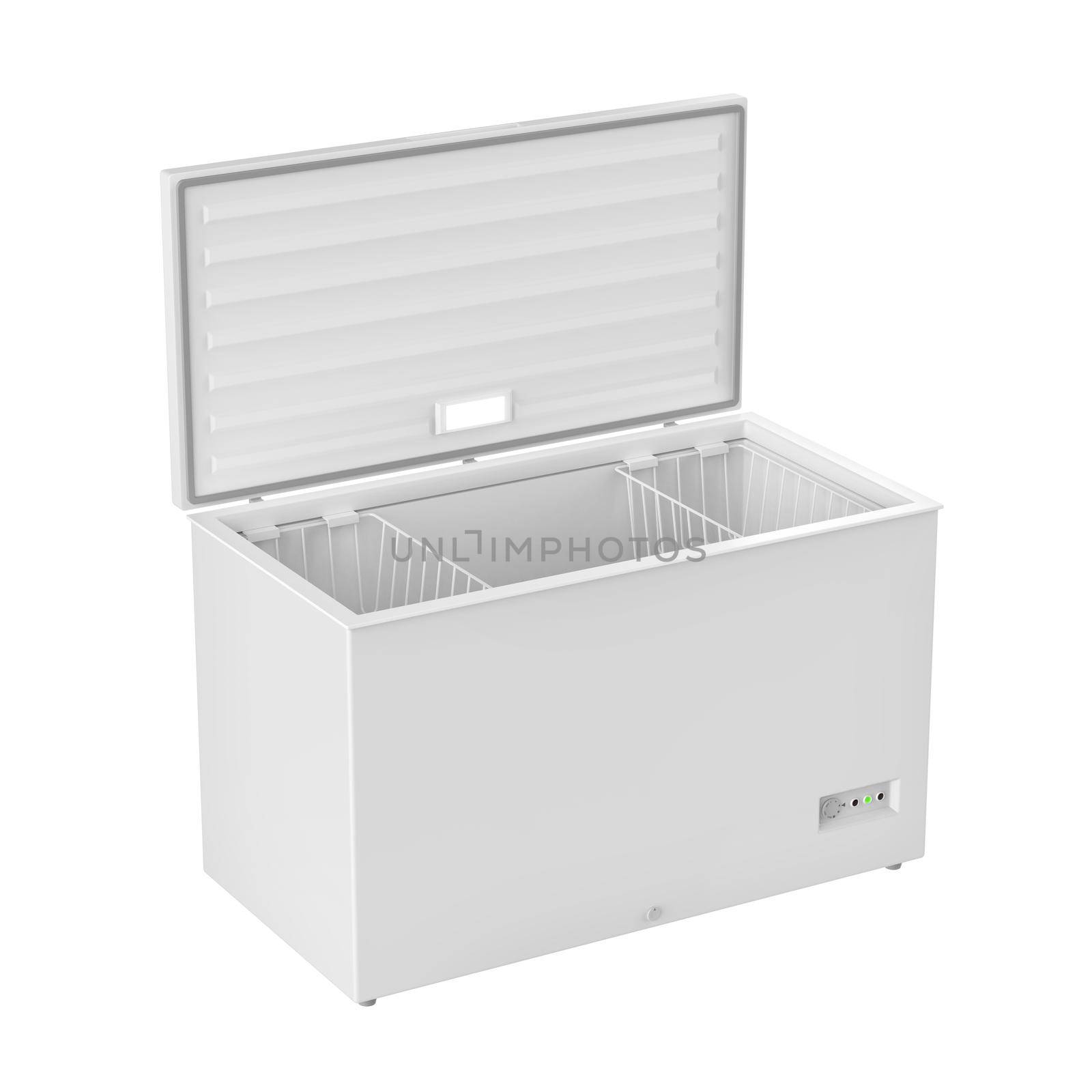 Open chest freezer by magraphics