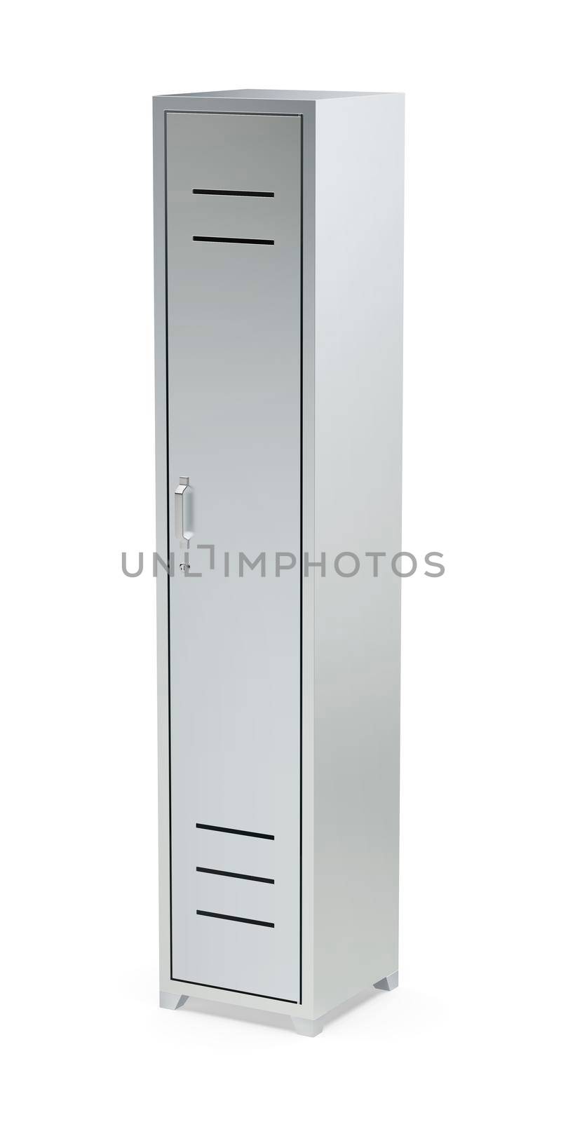 Silver metal wardrobe by magraphics