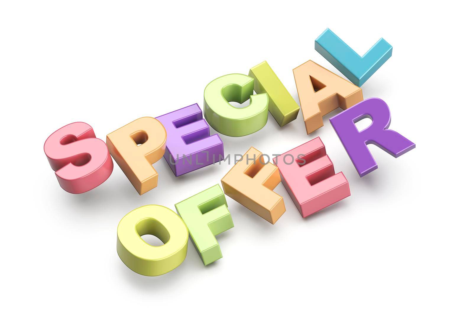 Special offer promo text by magraphics