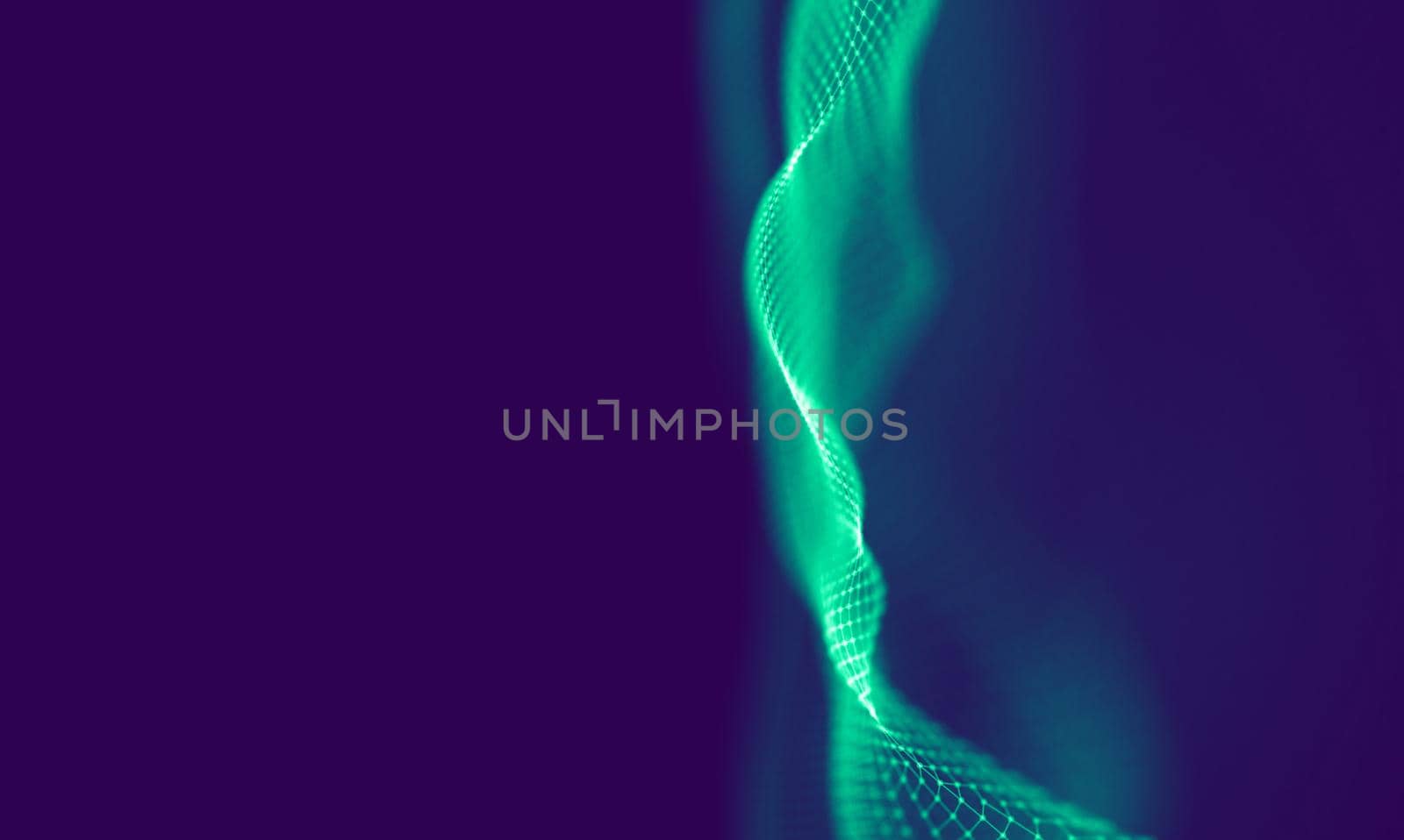 Abstract Blue Geometrical Background . Connection structure. Science background. Futuristic Technology HUD Element . onnecting dots and lines . Big data visualization Business .