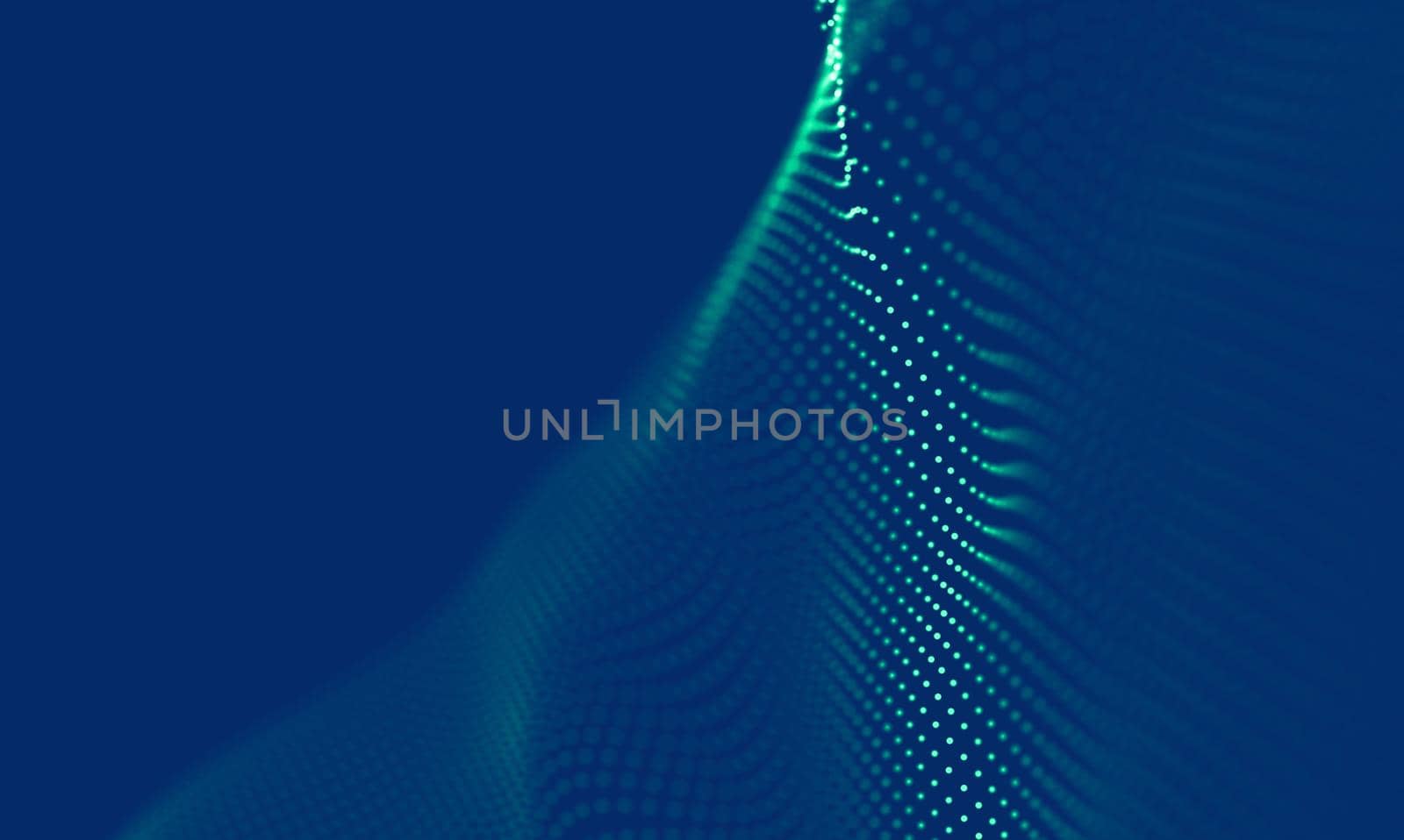 Abstract Blue Geometrical Background . Connection structure. Science background. Futuristic Technology HUD Element . onnecting dots and lines . Big data visualization Business .