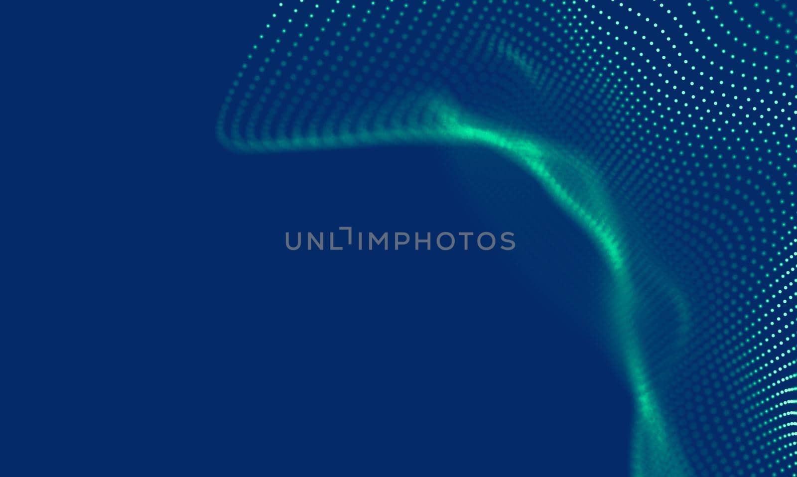 Abstract Blue Geometrical Background . Connection structure. Science background. Futuristic Technology HUD Element . onnecting dots and lines . Big data visualization Business .