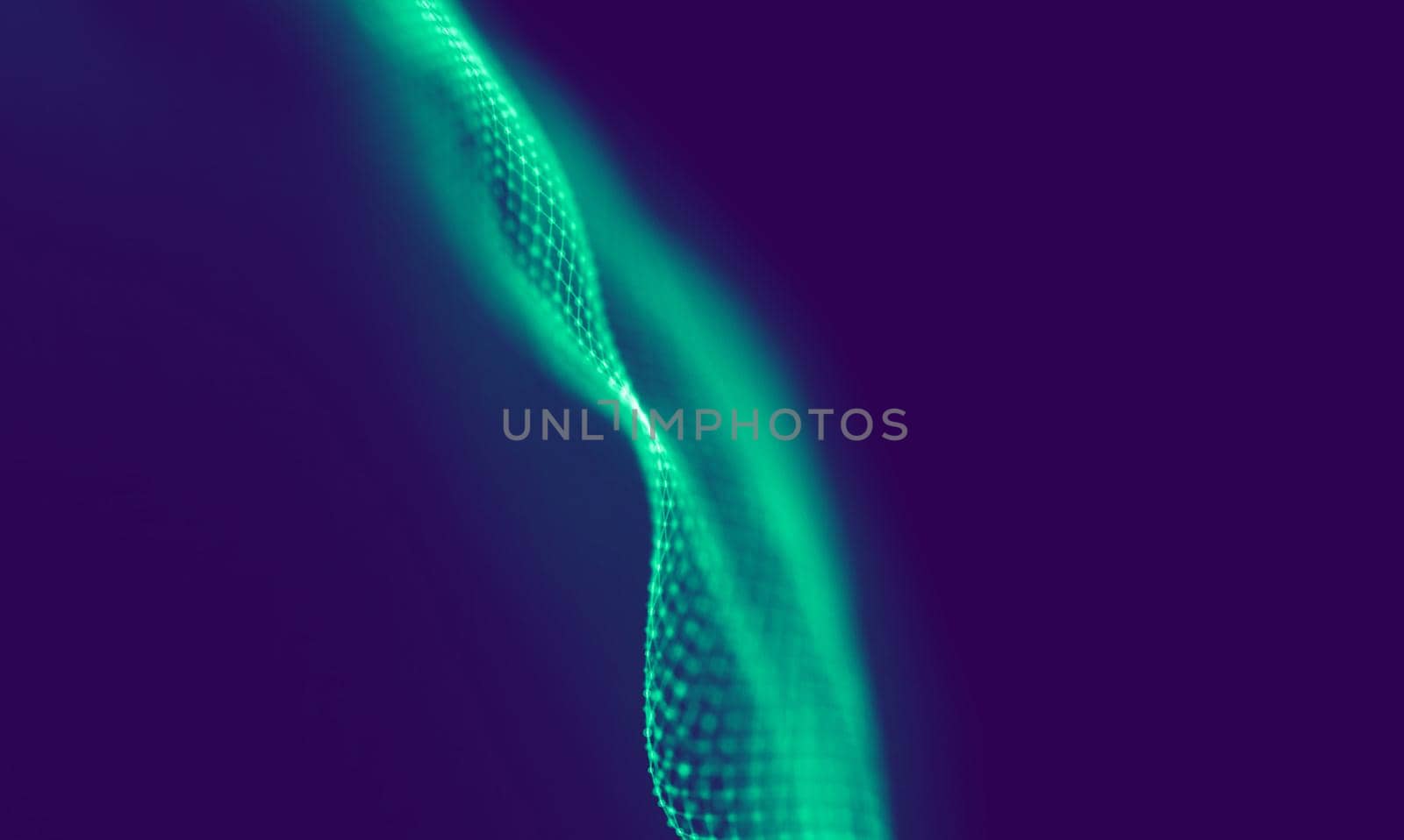 Abstract Blue Geometrical Background . Connection structure. Science background. Futuristic Technology HUD Element . onnecting dots and lines . Big data visualization Business .