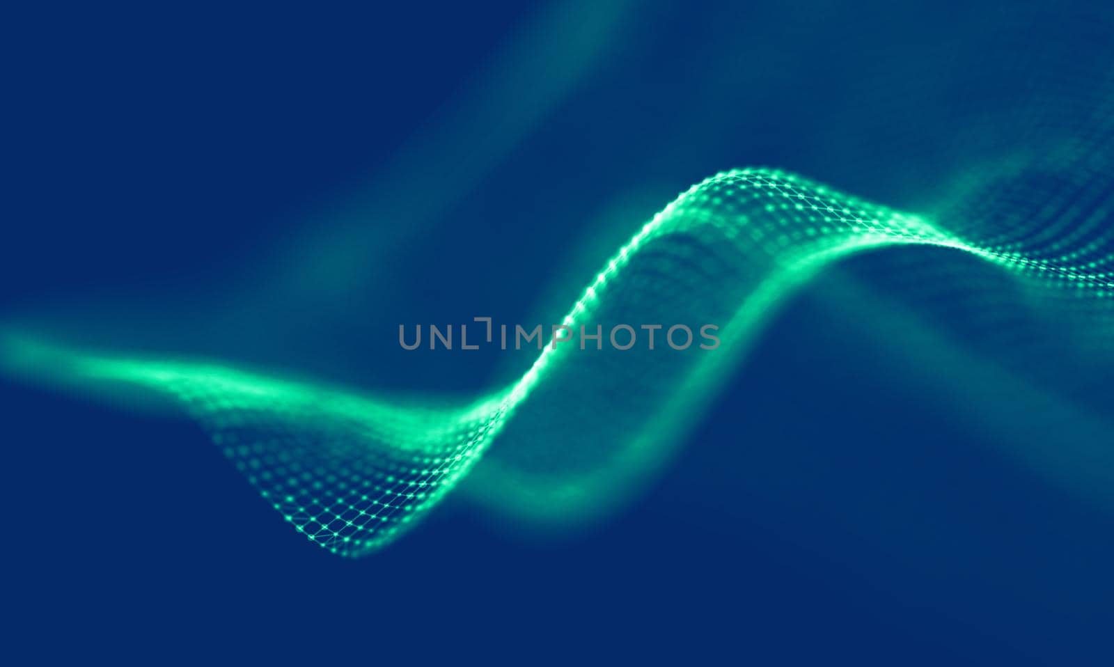 Abstract Blue Geometrical Background . Connection structure. Science background. Futuristic Technology HUD Element . onnecting dots and lines . Big data visualization Business .