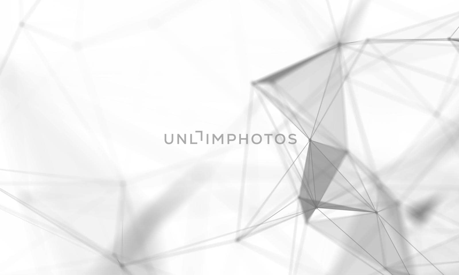 Abstract White Geometrical Background . Connection structure. Science background. Futuristic Technology HUD Element . onnecting dots and lines . Big data visualization and Business . by DmytroRazinkov