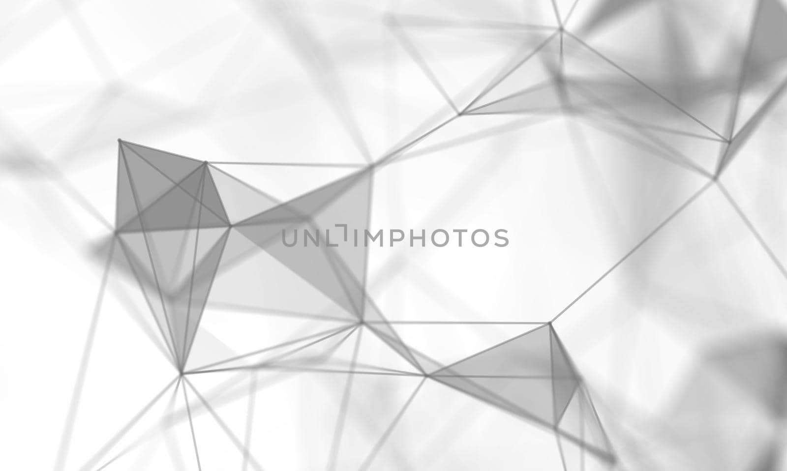 Abstract White Geometrical Background . Connection structure. Science background. Futuristic Technology HUD Element . onnecting dots and lines . Big data visualization and Business . by DmytroRazinkov