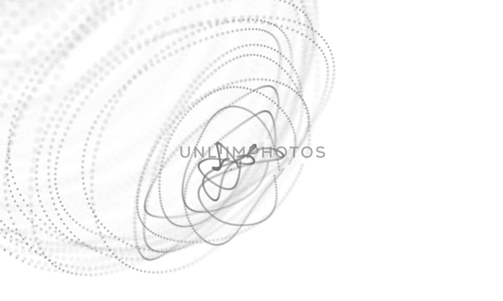 Abstract White Geometrical Background . Connection structure. Science background. Futuristic Technology HUD Element . onnecting dots and lines . Big data visualization and Business . by DmytroRazinkov