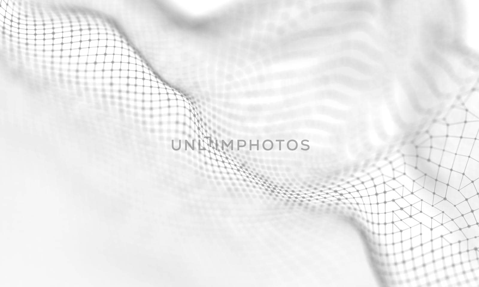 Abstract White Geometrical Background . Connection structure. Science background. Futuristic Technology HUD Element . onnecting dots and lines . Big data visualization and Business . by DmytroRazinkov