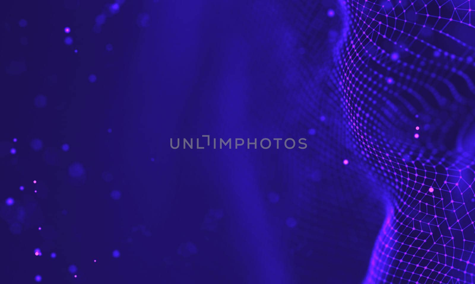 Ultra violet galaxy background. Space background illustration universe with Nebula. 2018 Purple technology background. Artificial intelligence concept by DmytroRazinkov