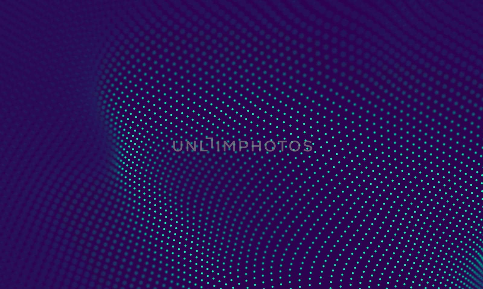 Abstract Blue Geometrical Particles on Purple Background . Connection structure. Science blue background. Futuristic Technology HUD Element . onnecting dots and lines . Big data and Business by DmytroRazinkov