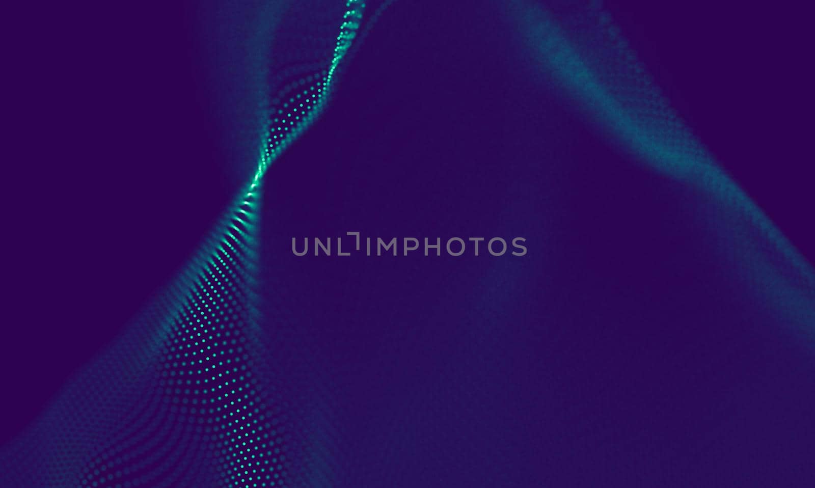 Abstract Blue Geometrical Background . Connection structure. Science background. Futuristic Technology HUD Element . onnecting dots and lines . Big data visualization Business .