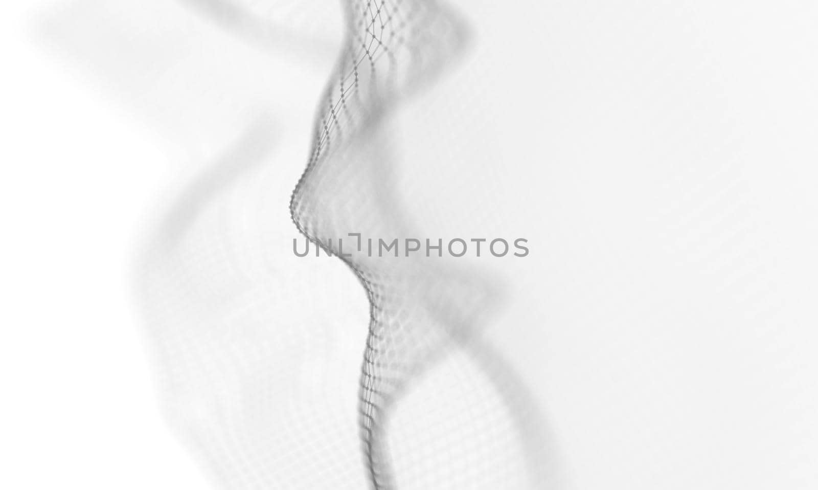 Abstract White Geometrical Background . Connection structure. Science background. Futuristic Technology HUD Element . onnecting dots and lines . Big data visualization and Business . by DmytroRazinkov