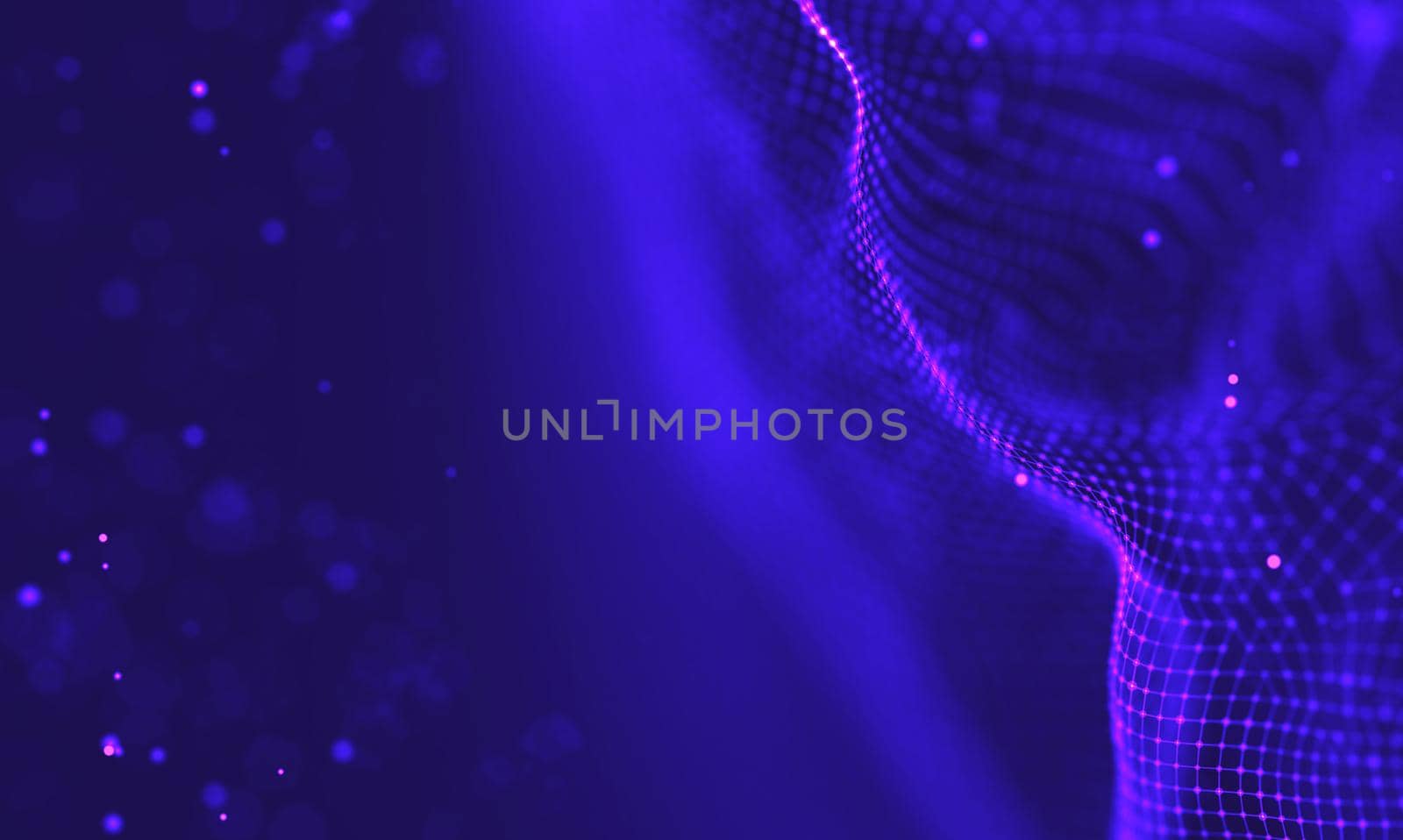 Ultra violet galaxy background. Space background illustration universe with Nebula. 2018 Purple technology background. Artificial intelligence concept by DmytroRazinkov