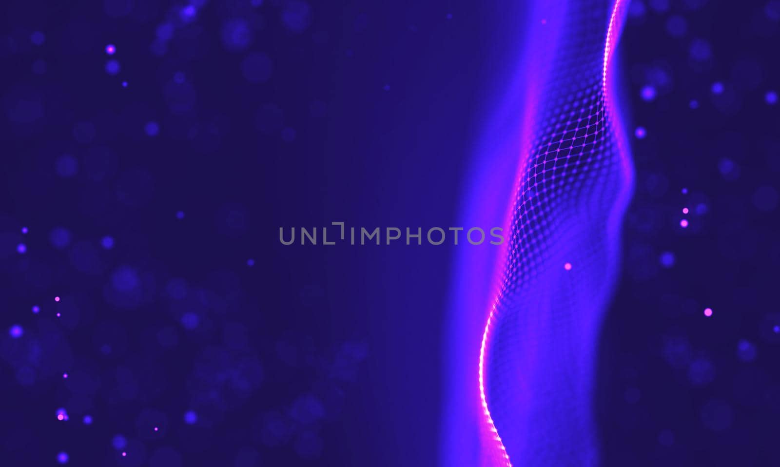 Ultra violet galaxy background. Space background illustration universe with Nebula. 2018 Purple technology background. Artificial intelligence concept by DmytroRazinkov