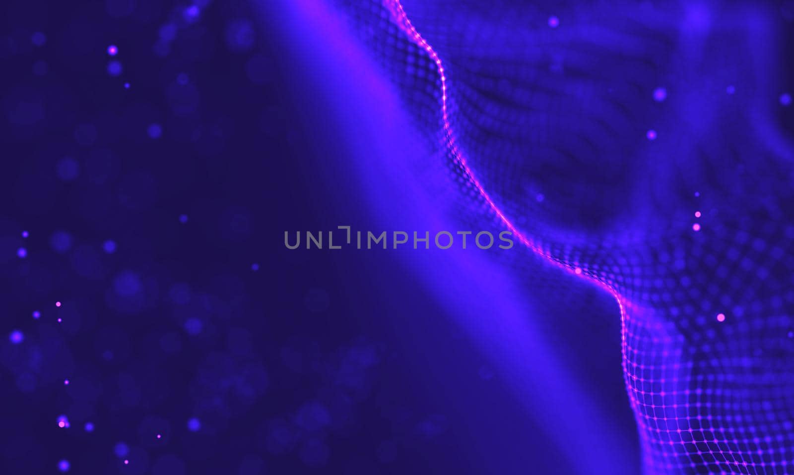 Ultra violet galaxy background. Space background illustration universe with Nebula. 2018 Purple technology background. Artificial intelligence concept by DmytroRazinkov