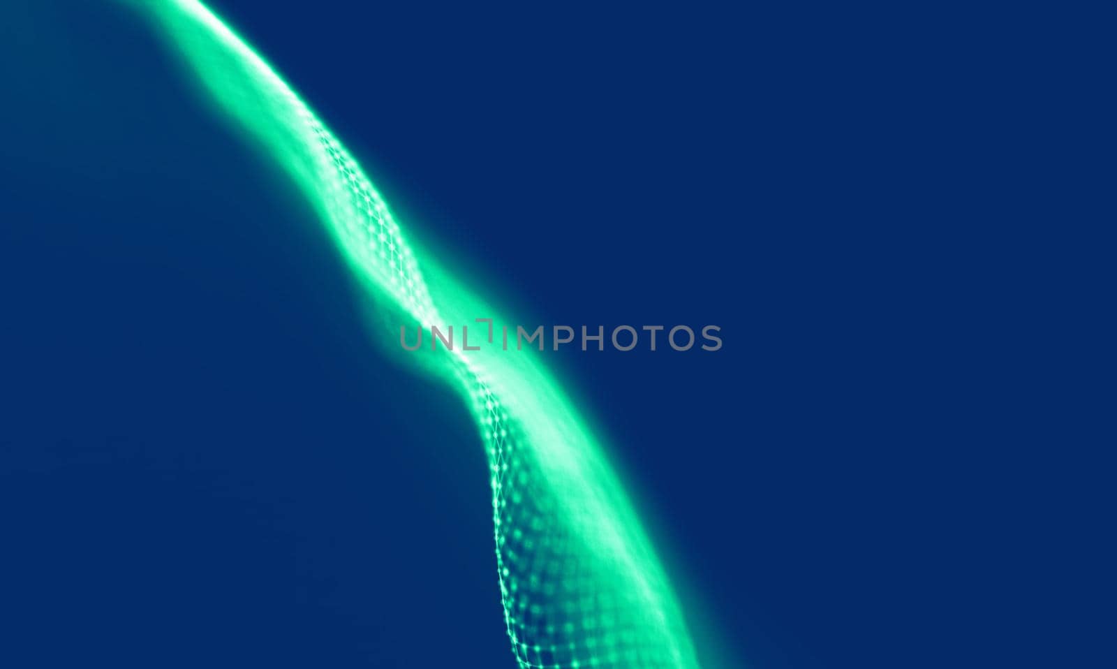 Abstract Blue Geometrical Background . Connection structure. Science background. Futuristic Technology HUD Element . onnecting dots and lines . Big data visualization Business .