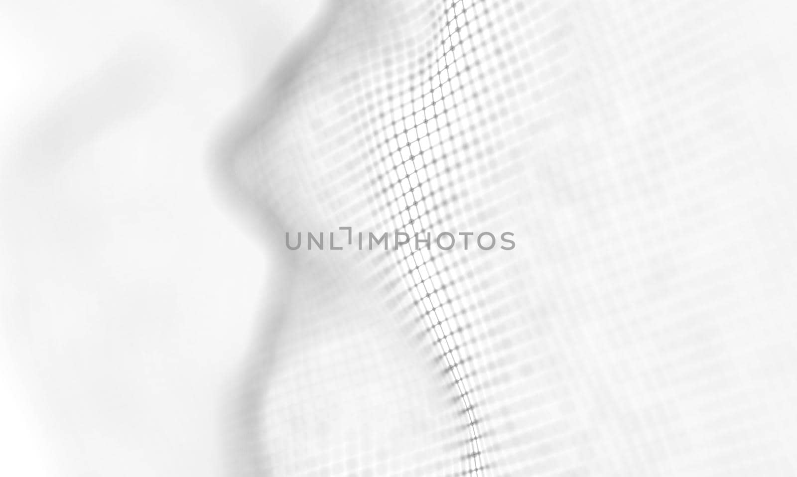 Abstract White Geometrical Background . Connection structure. Science background. Futuristic Technology HUD Element . onnecting dots and lines . Big data visualization and Business . by DmytroRazinkov