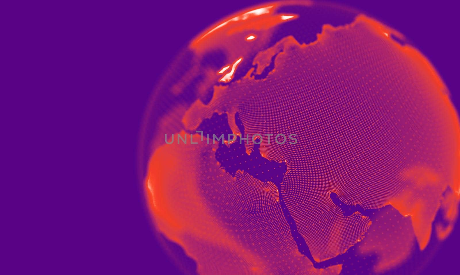 Abstract Purple Geometrical Background . Connection structure. Science background. Futuristic Technology HUD Element . onnecting dots and lines .