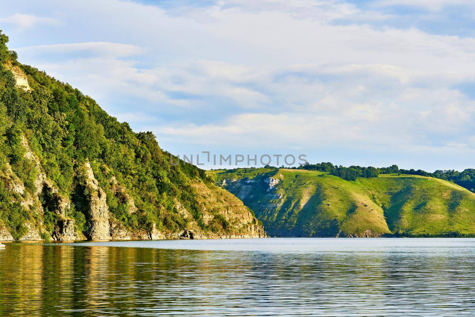 Ukrainian national park Bakota and calm river Dniester by jovani68