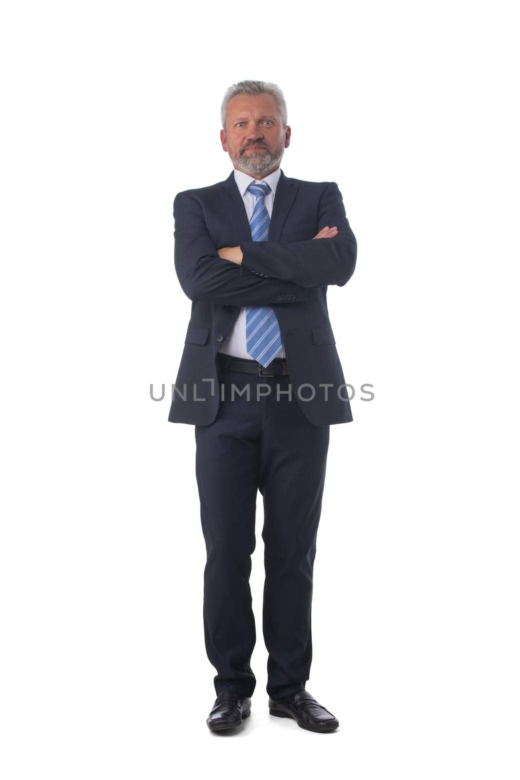 Senior businessman full length by ALotOfPeople