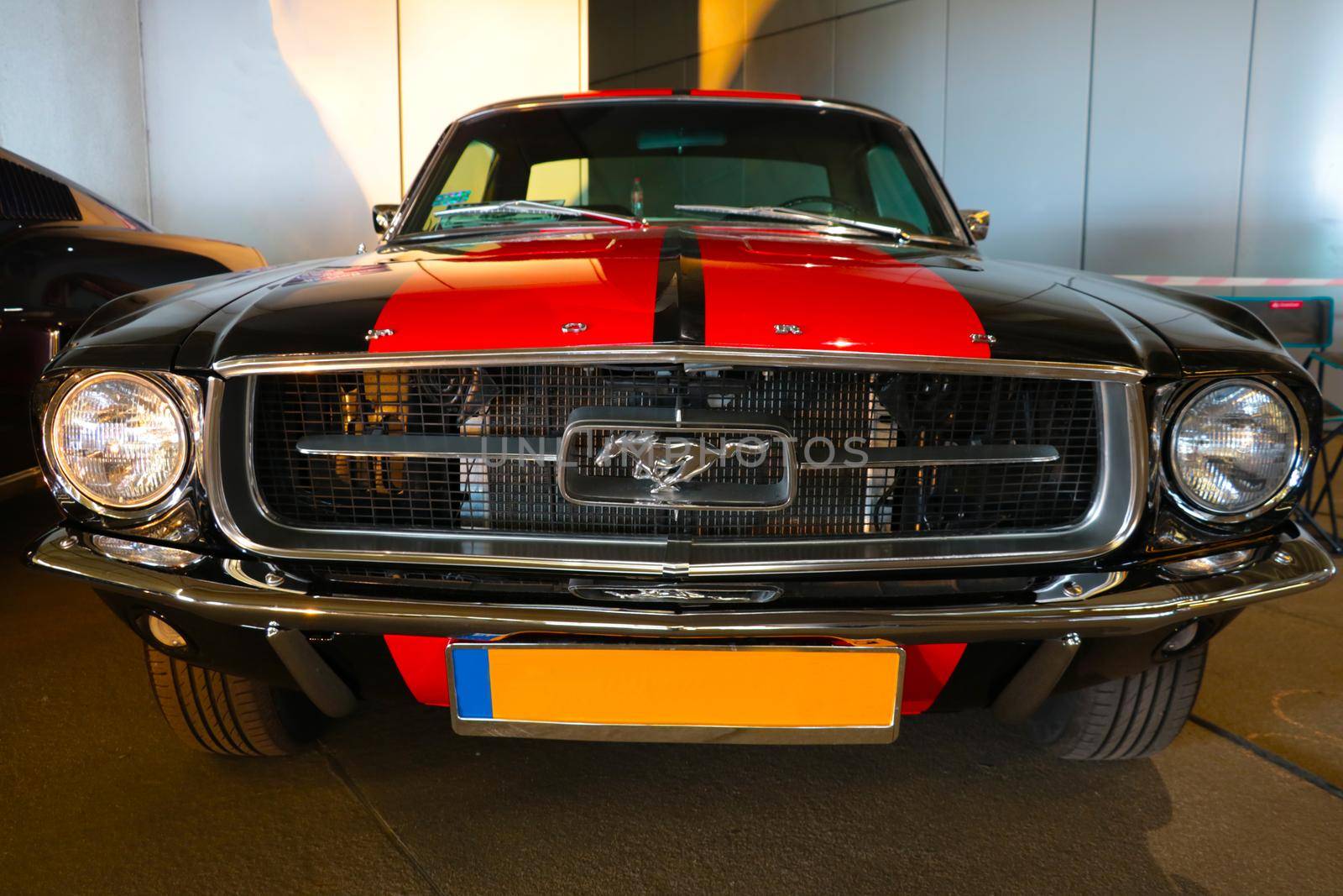 Wroclaw, Poland, August 15, 2021 old rare car Ford Mustang
