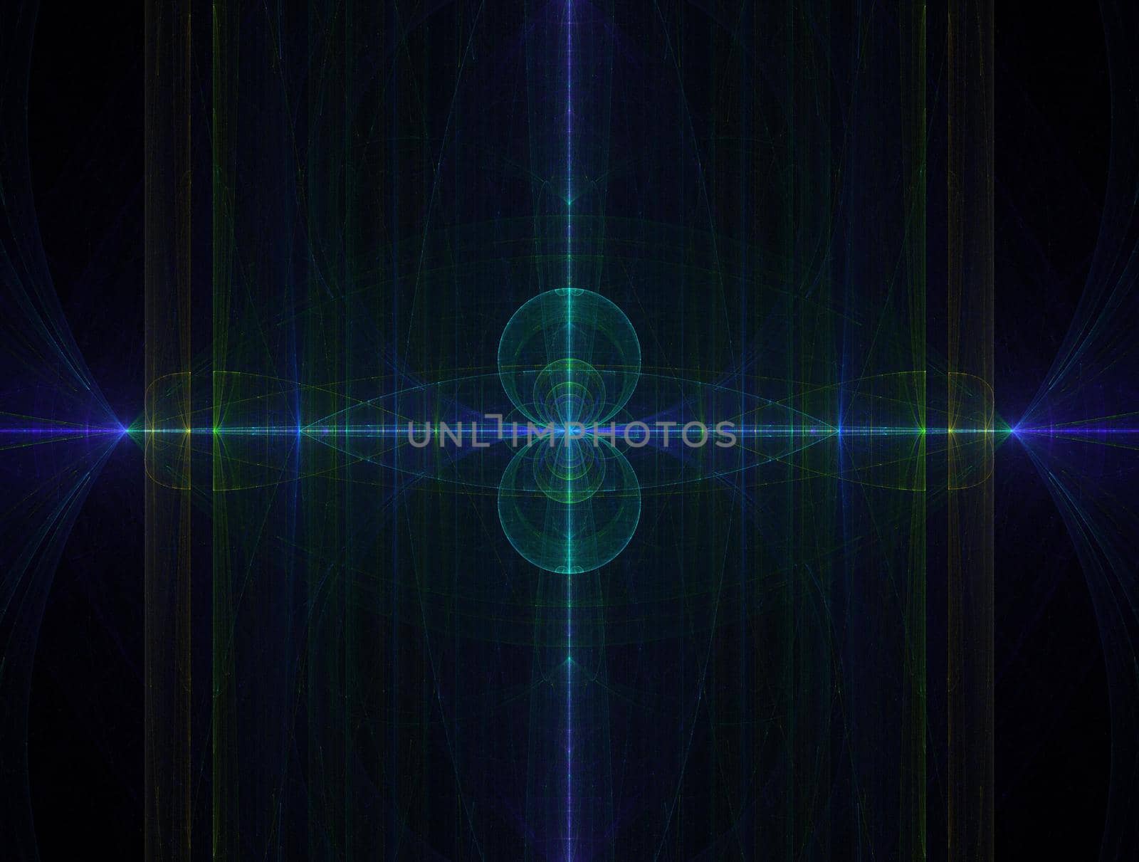 Imaginatory lush fractal texture image abstract background