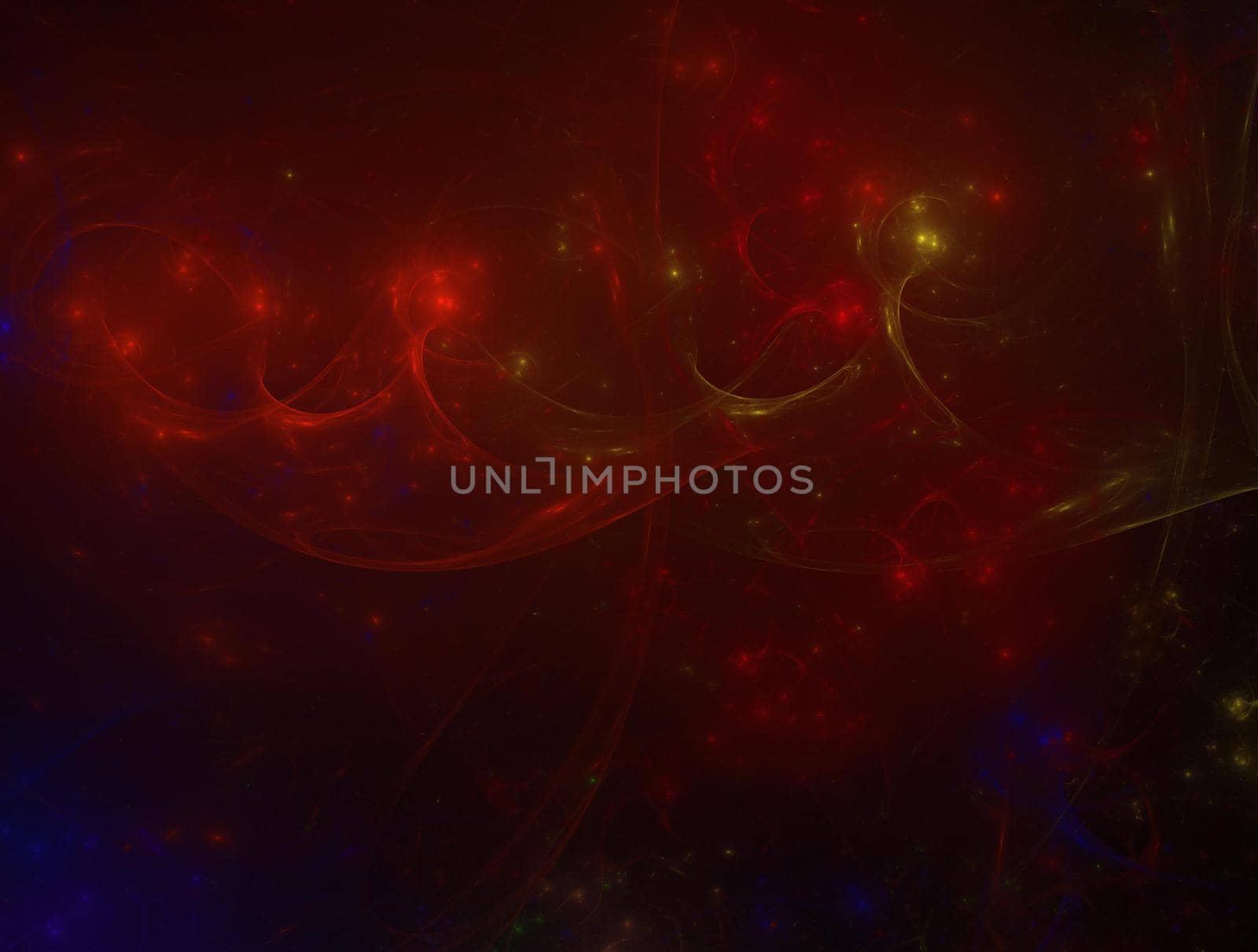 Imaginatory lush fractal texture image abstract background