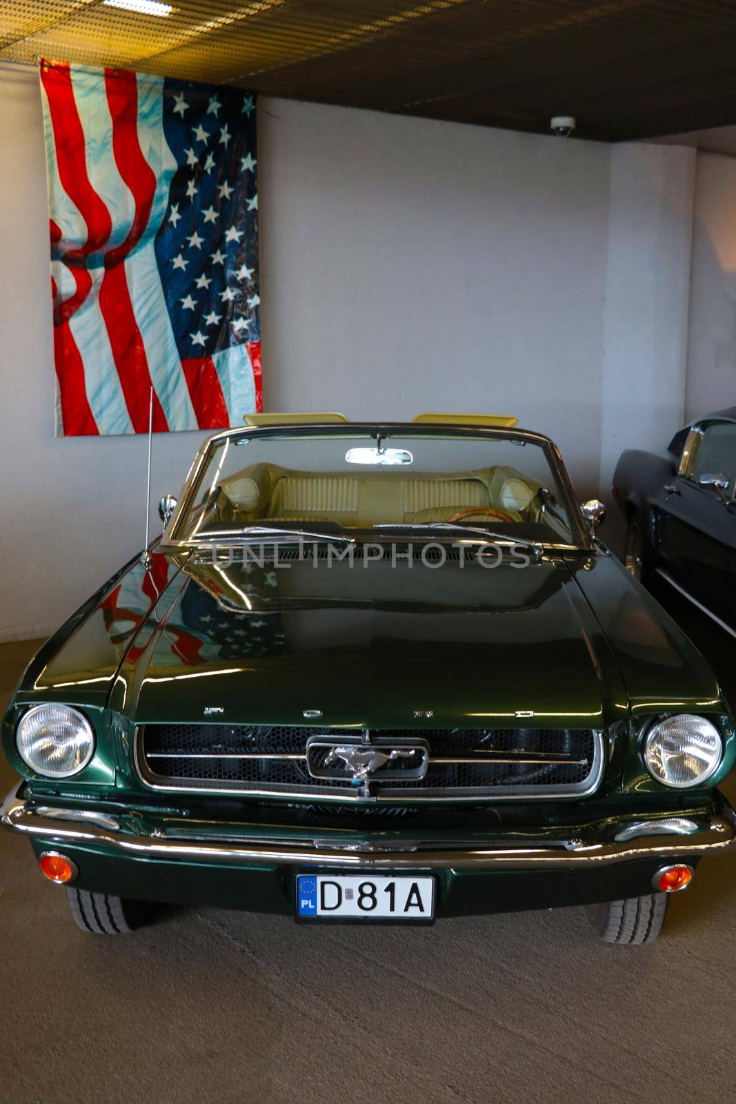 Wroclaw, Poland, August 15, 2021: beautiful old Ford Mustang. by kip02kas