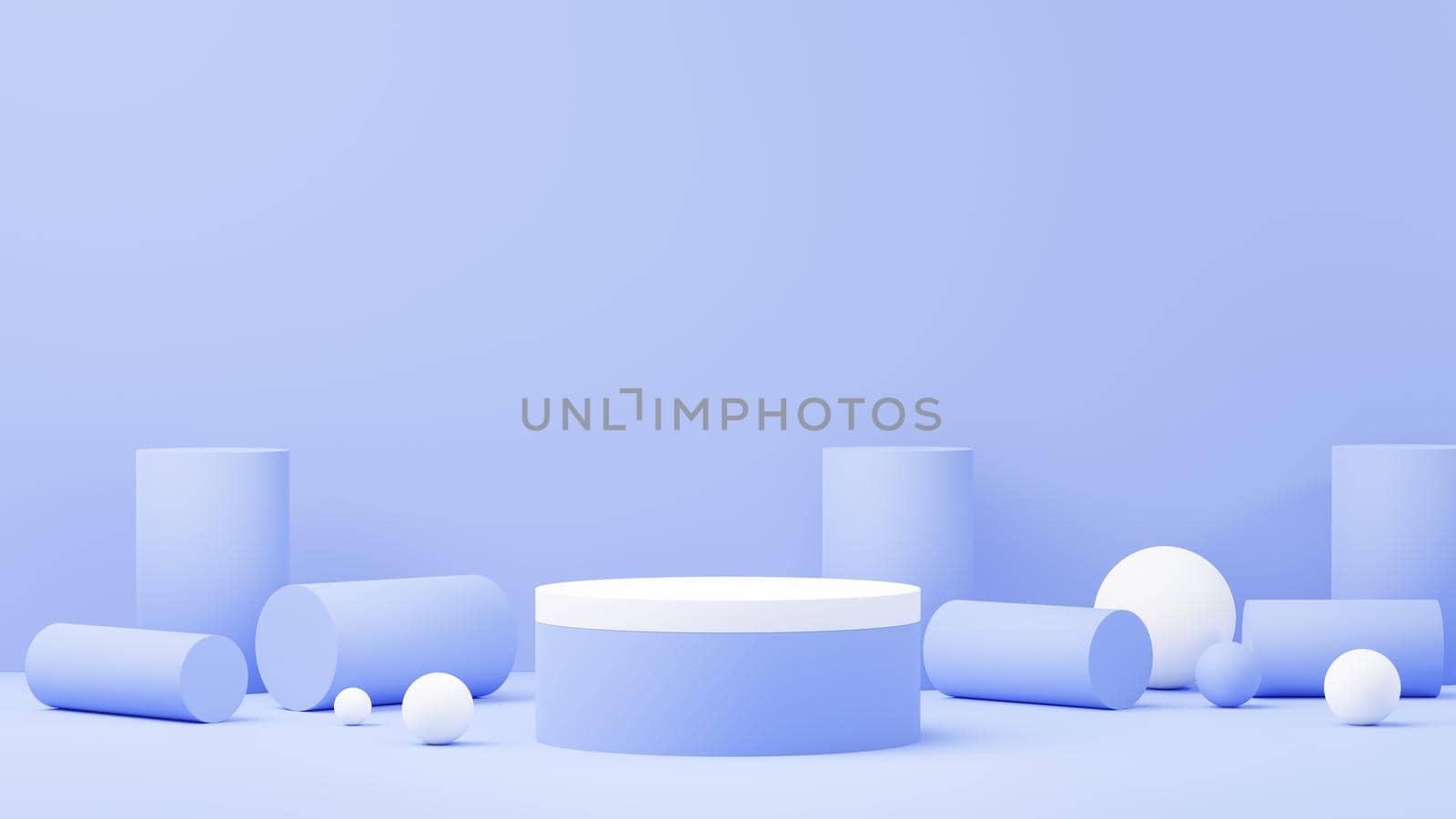 3d render abstract display podium platform for  product presentation and advertising. Minimal scene backdrop with clean design. Vacant pedestal for mock up. Empty stage with pastel color for cosmetic.