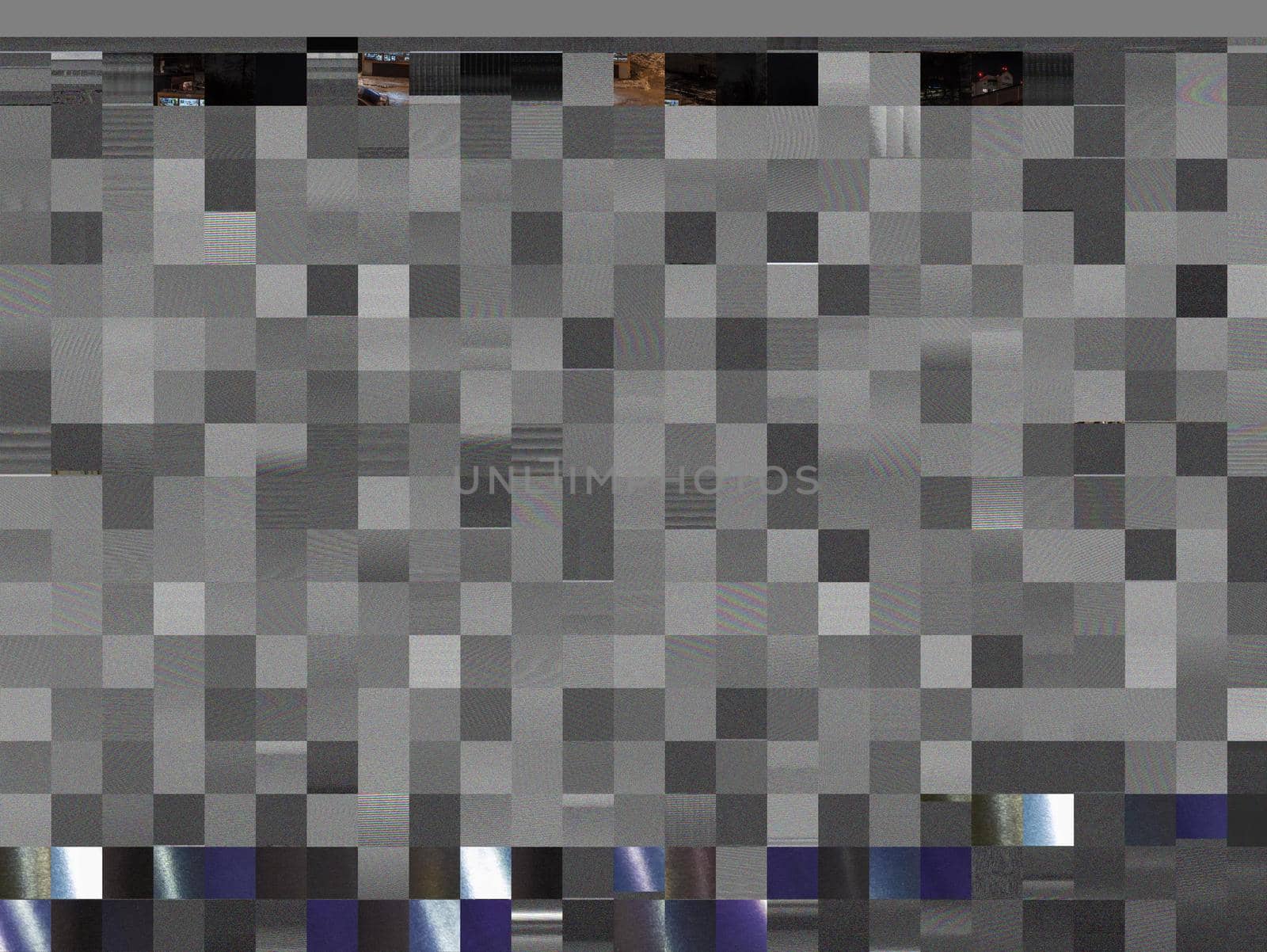 gray glitch noise pattern of corrupted jpeg image by z1b