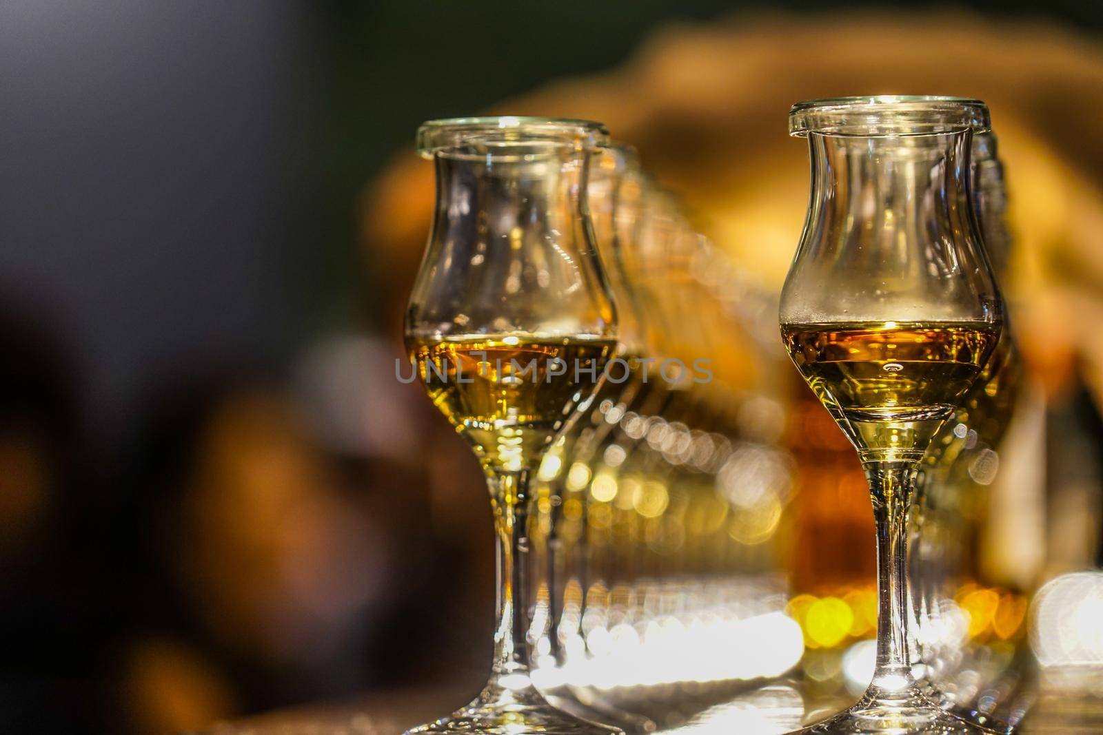 Sake and wine glasses. Shooting Location: Yokohama-city kanagawa prefecture