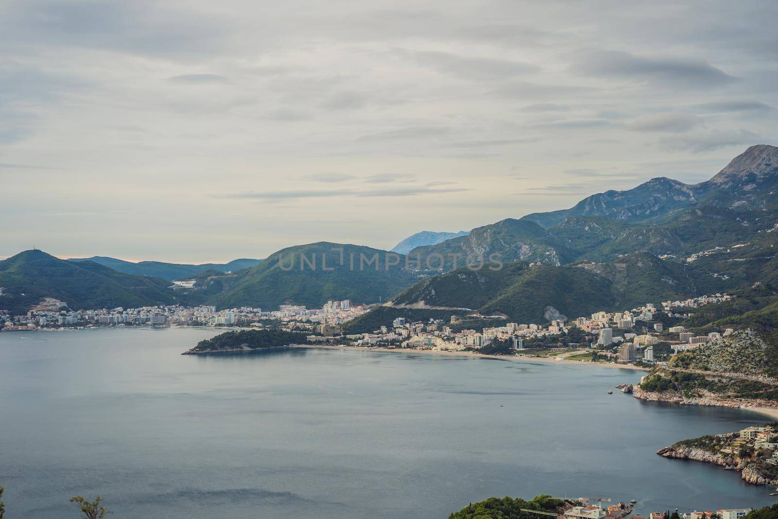 Mountains in Montenegro near the resort town of Budva.