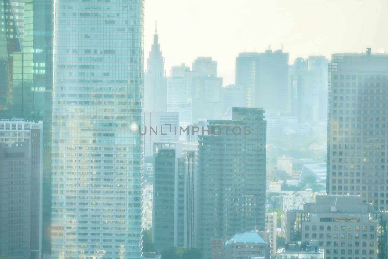 The city of Tokyo seen from the World Trade Center Building (Seaside Top). Shooting Location: Tokyo metropolitan area