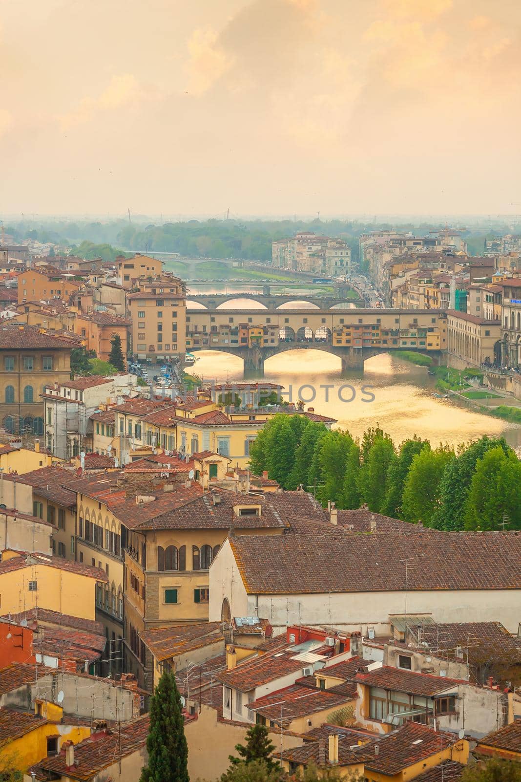 Florence city downtown skyline cityscape of  Italy by f11photo