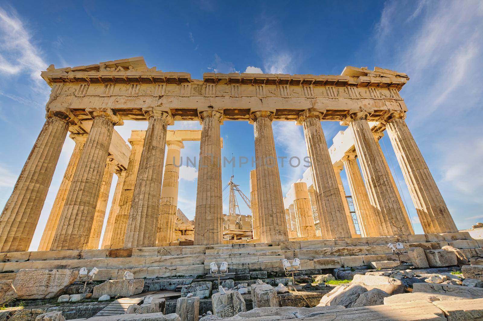 Parthenon temple in Acropolis of Athens by feelmytravel