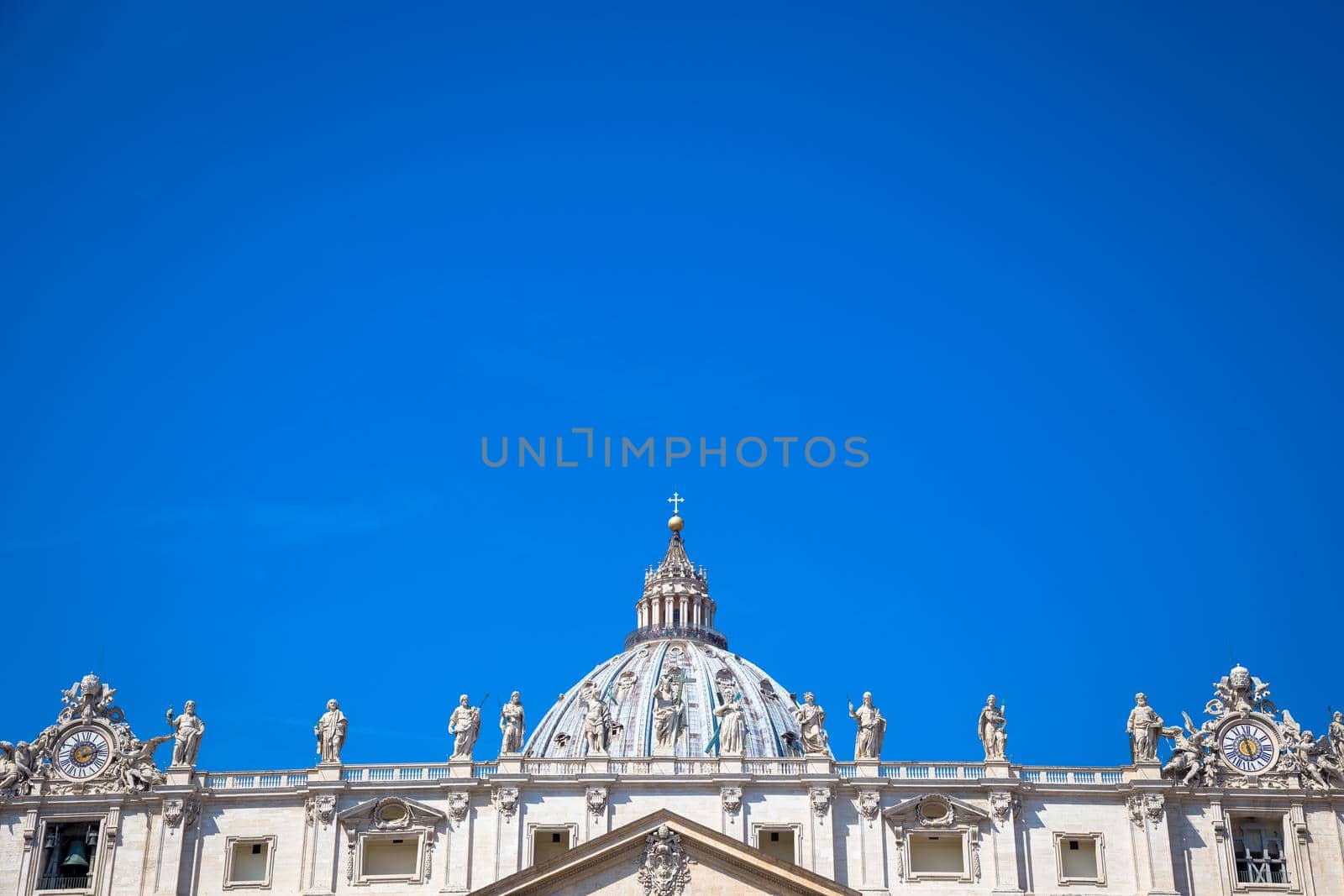 Saint Peter Basilica Dome in Vatican by Perseomedusa