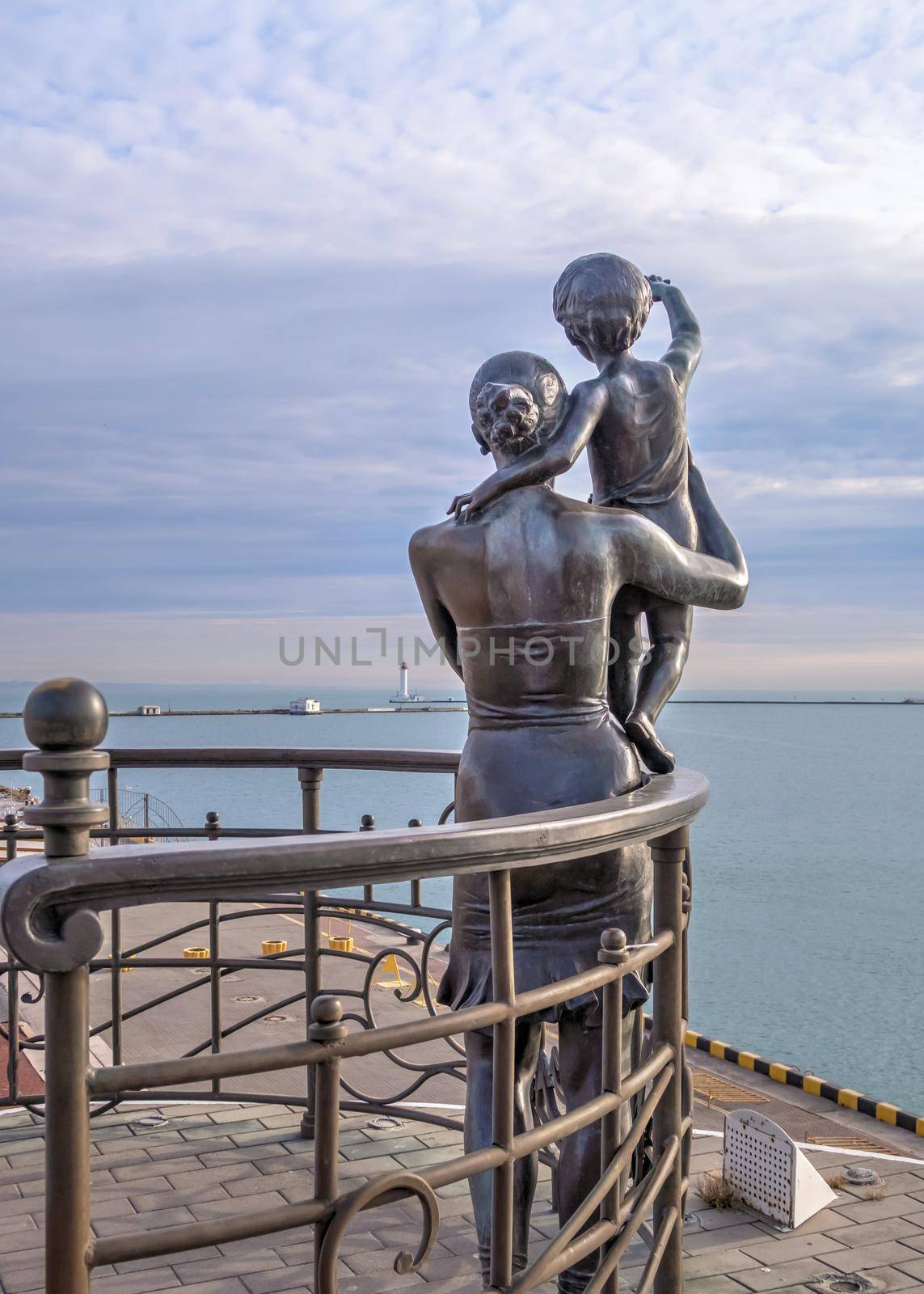 Monument to the sailors wife in Odessa, Ukraine by Multipedia
