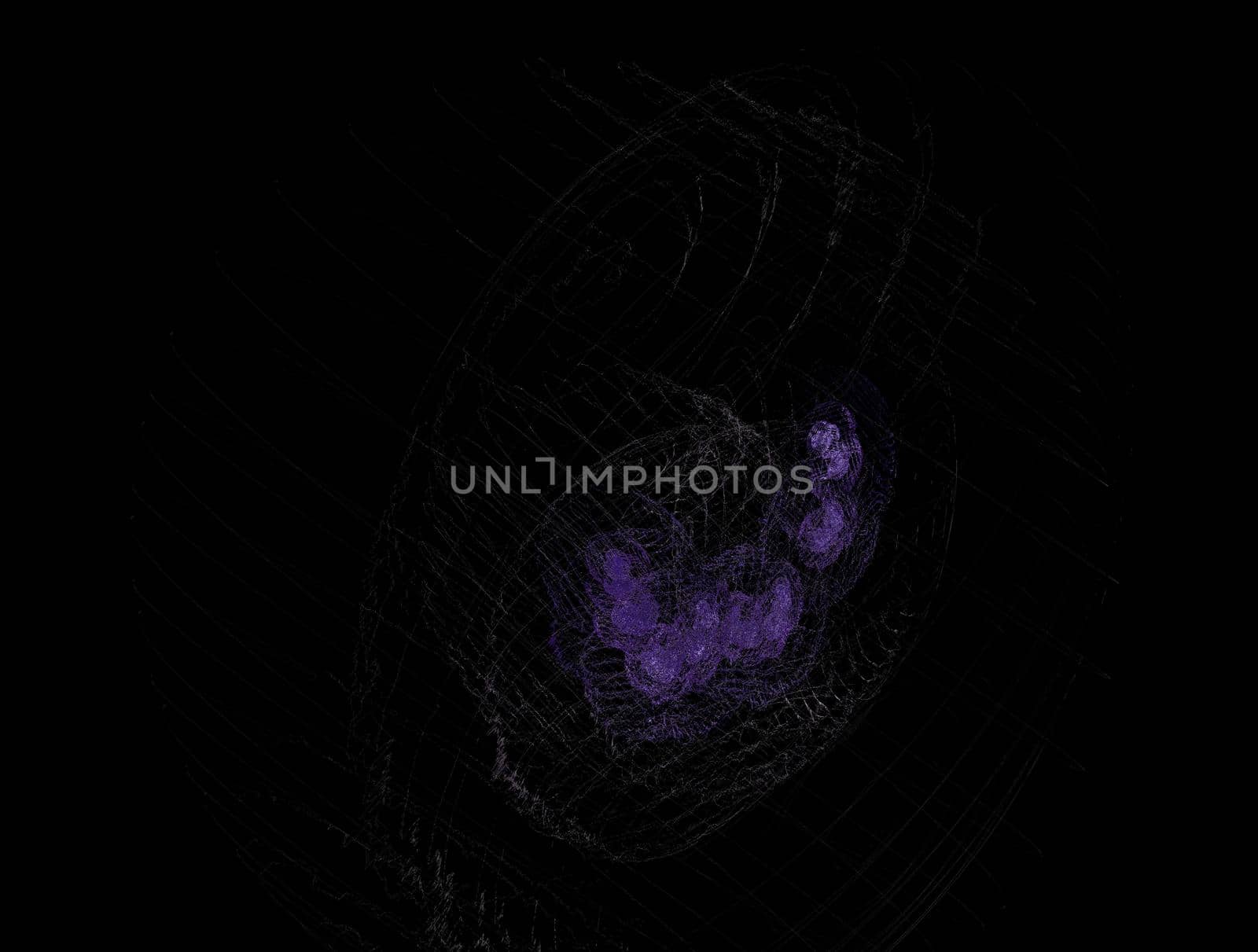 Imaginatory lush fractal texture image abstract background