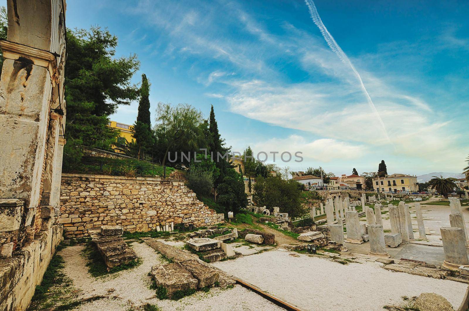 Roman Agora in Athens of Greece