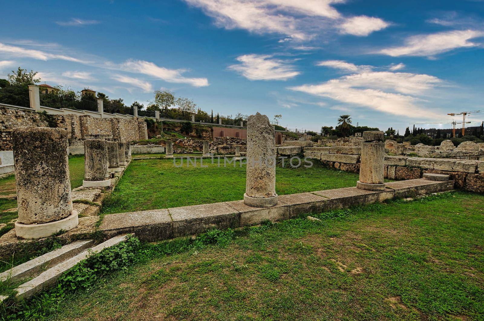 Kerameikos, the cemetery of ancient Athens in Greece. This was actually the cemetery of ancient Athens and was continuously in use from the 9th century BC until the Roman times.