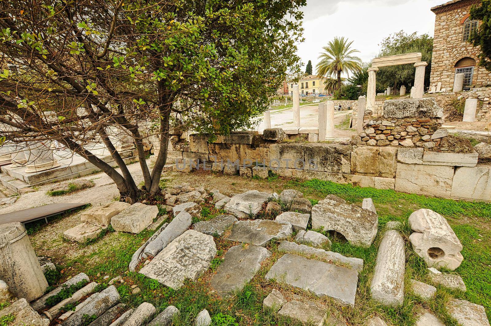 Roman Agora in Athens of Greece