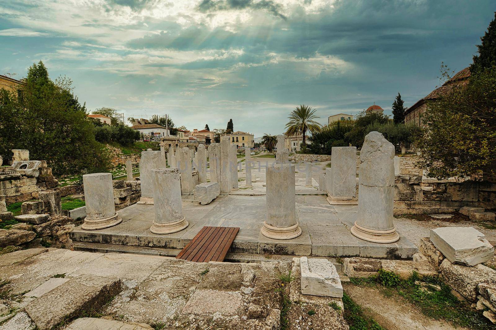 Roman Agora in Athens of Greece