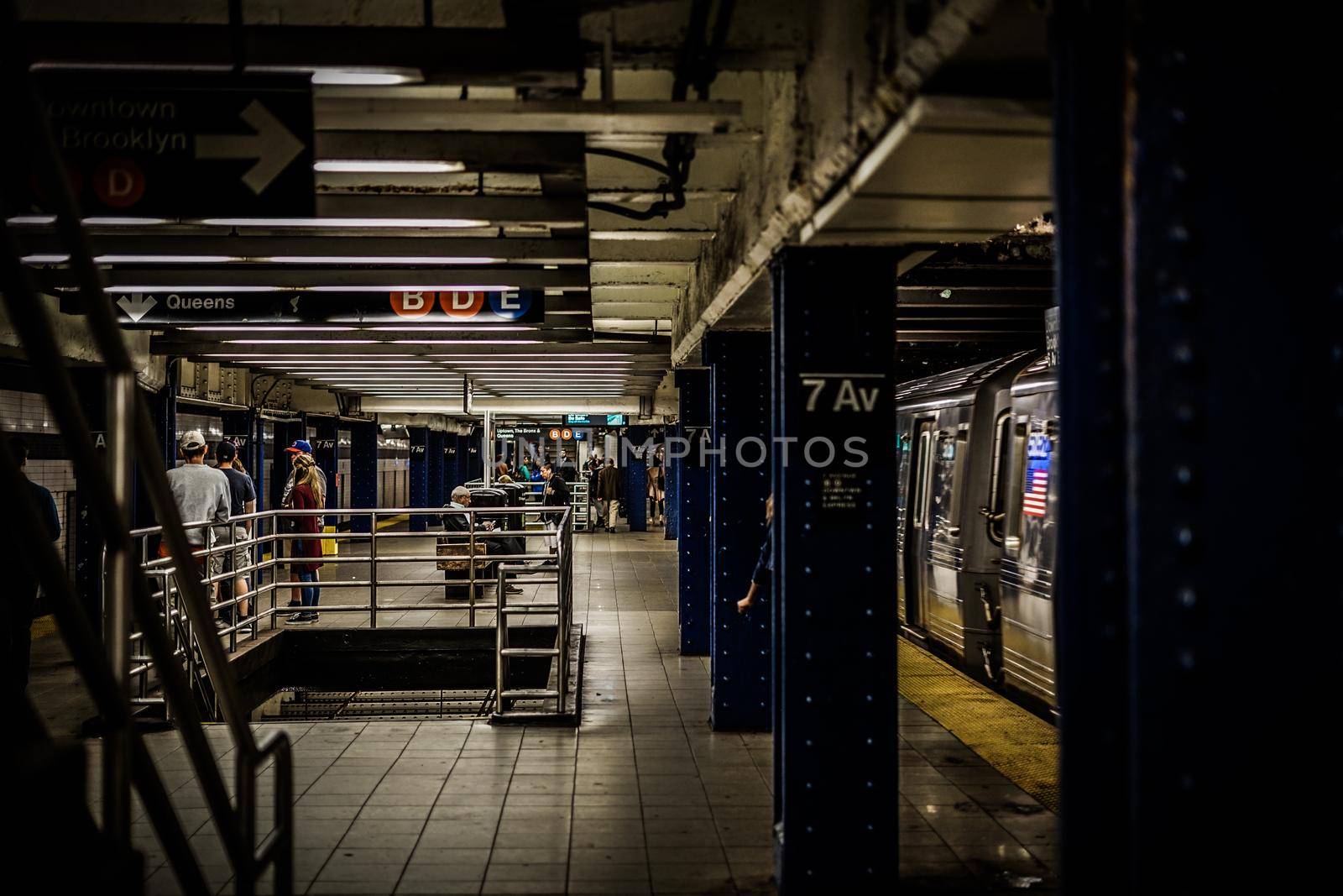 New York Subway Image. Shooting Location: New York, Manhattan