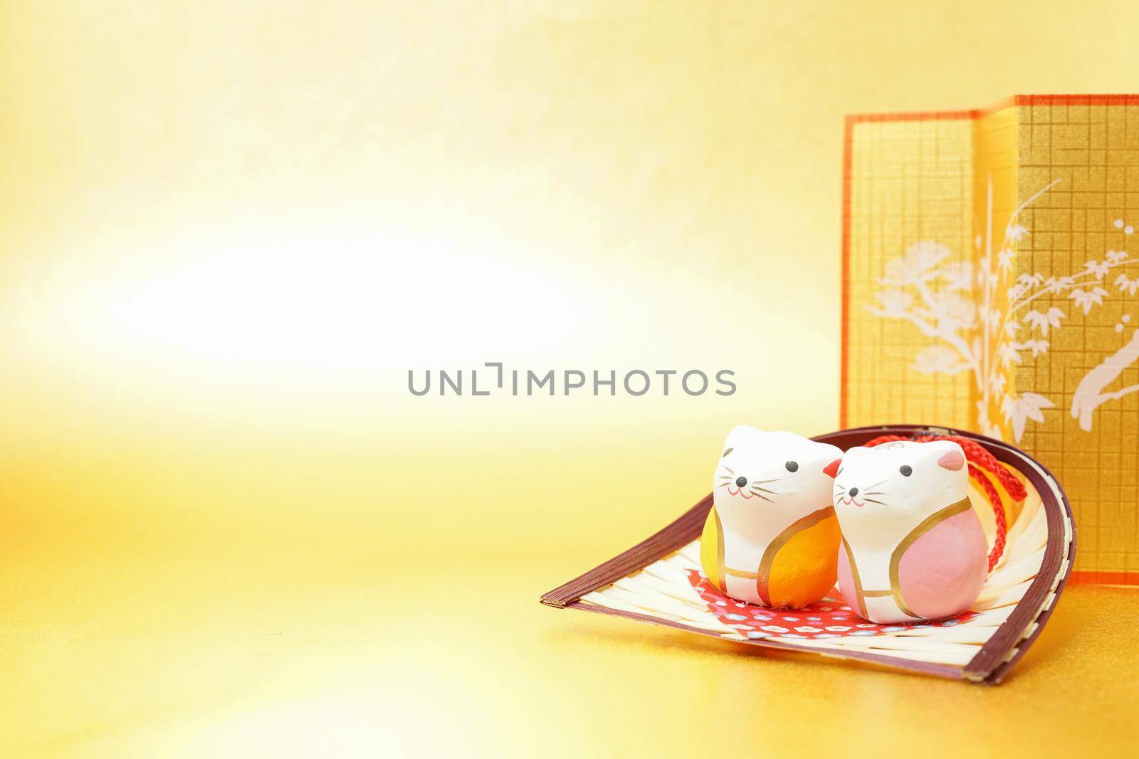 Money year calendar material (New Years card and New Year material). Shooting Location: Yokohama-city kanagawa prefecture