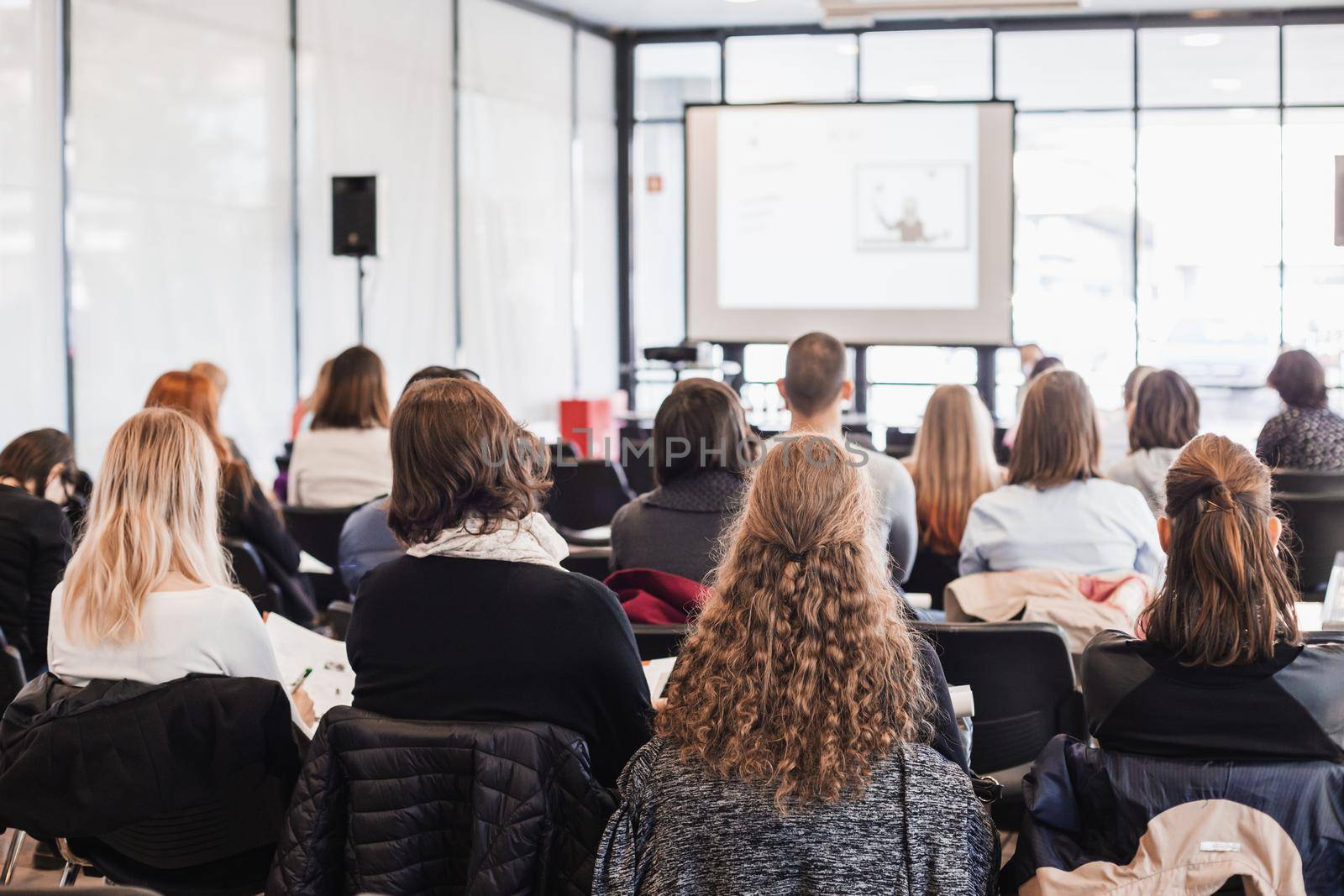 Audience at the conference hall. Business and Entrepreneurship concept. by kasto