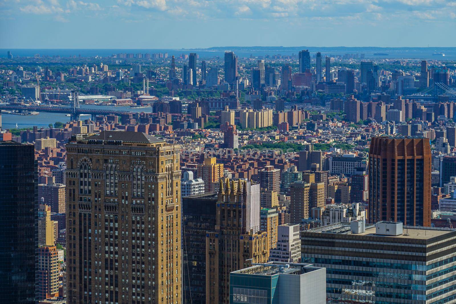 Views from Rockefeller Center (Top of the Rock). Shooting Location: New York, Manhattan