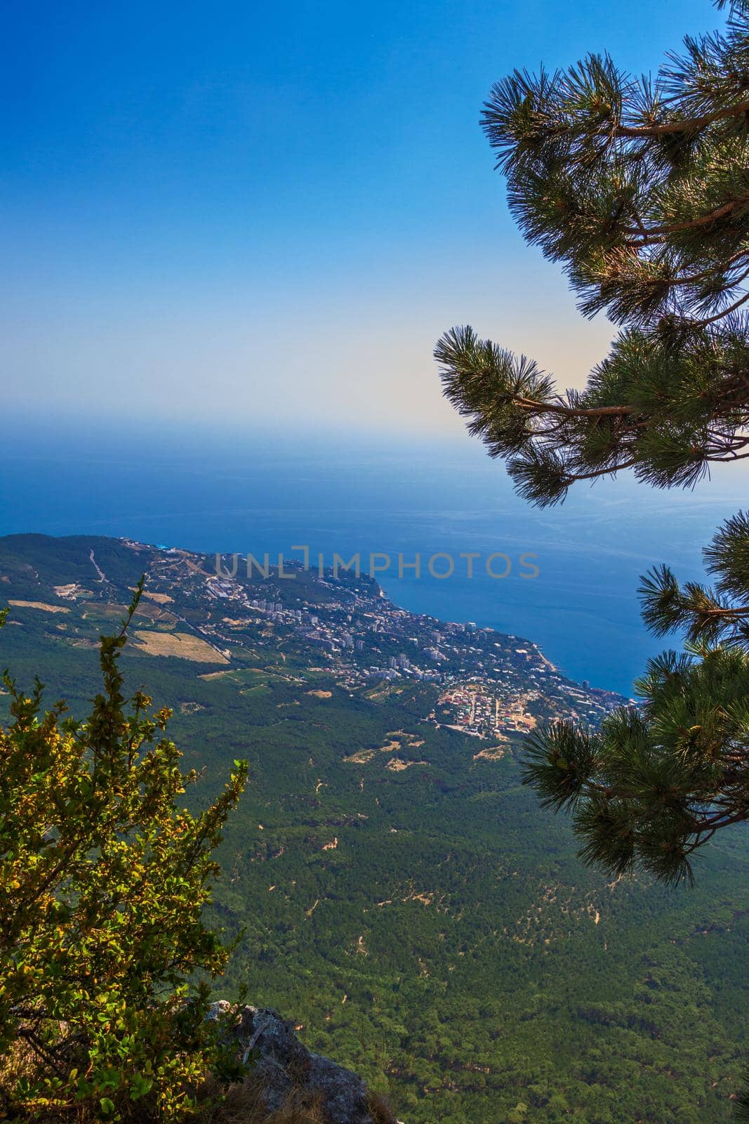 View on Yalta from Ai-Petri mountain by z1b